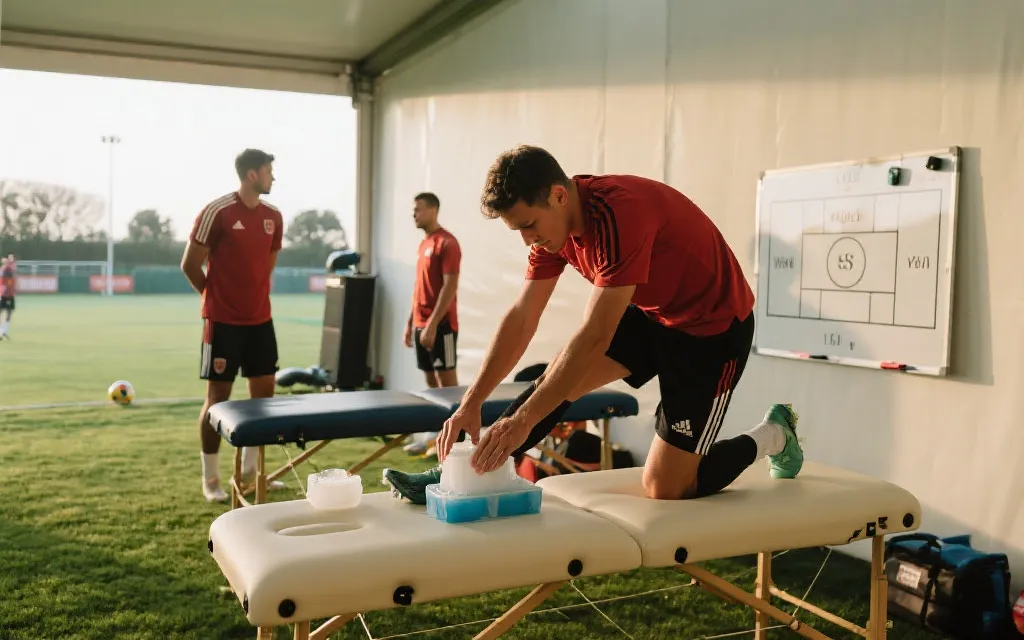 球员在球场中恢复与训练的赛程密度视觉化